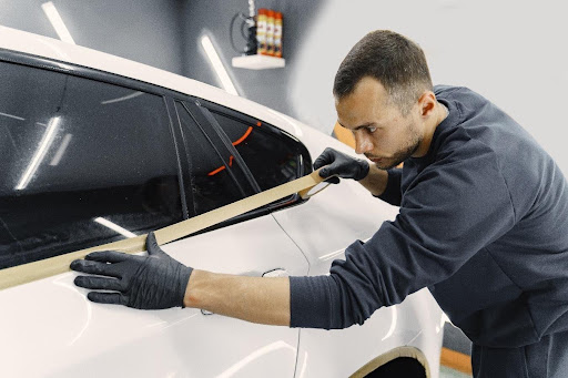 Window tint installation